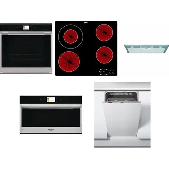 Set domácích spotřebičů WHIRLPOOL W9 OP2 4S2 H + WHIRLPOOL AKT 8130/NE + WHIRLPOOL AKR 650/1 IX + WHIRLPOOL W9 MD260 IXL + WHIRLPOOL WSIC 3M27 C