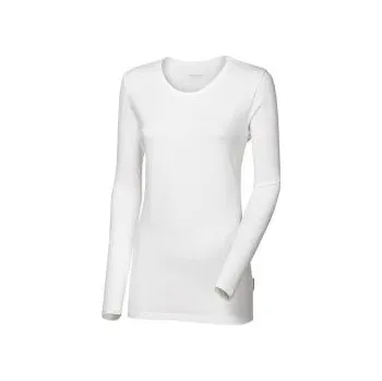 Dámské tričko Progress ORIGINAL dámské triko LS BAMBUS bílá XXL; Bílá triko