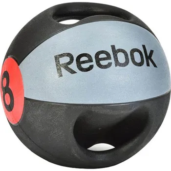 Medicinbal Double Grip Medicinball REEBOK 8 kg - s úchopy