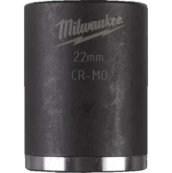 Gola hlavice MILWAUKEE Průmyslová hlavice Shockwave 3/8" HEX 22mm, krátká