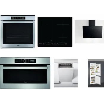 Set domácích spotřebičů WHIRLPOOL ABSOLUTE AKZM 8480 IX + WHIRLPOOL WL B8160 NE + WHIRLPOOL AKR 62F LT K + WHIRLPOOL ABSOLUTE AMW 730 IX + WHIRLPOOL WSIC 3M27 C + WHIRLPOOL ART 66112
