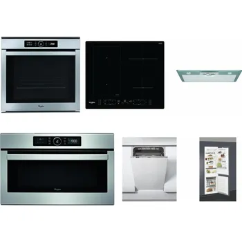 Set domácích spotřebičů WHIRLPOOL ABSOLUTE AKZM 8480 IX + WHIRLPOOL WL B8160 NE + WHIRLPOOL AKR 650/1 IX + WHIRLPOOL ABSOLUTE AMW 730 IX + WHIRLPOOL WSIC 3M27 C + WHIRLPOOL ART 66112
