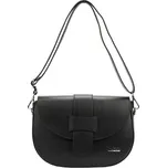 Kožená kabelka MiaMore 01-026-2 DOLLARO - černá