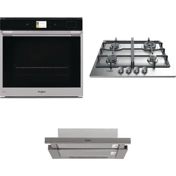 Set domácích spotřebičů WHIRLPOOL W9 OP2 4S2 H + WHIRLPOOL TKRL 661 IX EU + WHIRLPOOL AKR 5390/1 IX