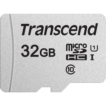 Paměťová karta Transcend 32GB microSDHC 300S UHS-I U1 (Class 10) paměťová karta (bez adaptéru)