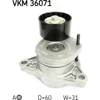 Napínák, žebrovaný klínový řemen SKF VKM 36071