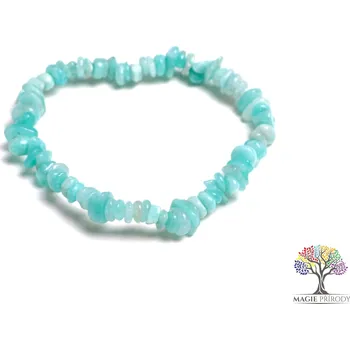 Náramek Magieprirody.cz Náramek sekaný - Amazonit- tromlovaný - 72