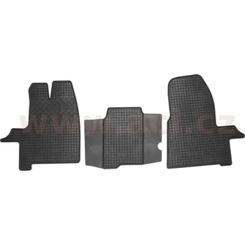 16- gumové koberečky černé (3 sedadla, sada 3 ks), 1991X13