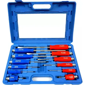 Šroubovák Silver Úderové šroubováky ploché a křížové v sadě 12ks