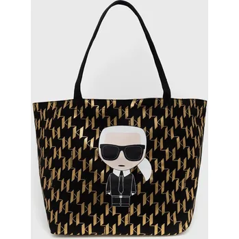 Kabelka Karl Lagerfeld Ikonik Shopper Metallic Canv