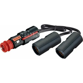 Příslušenství ke karavanu PROCAR Dvojitá spojka 12/24V 2x8A gr