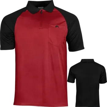 Pánské tričko Mission Tričko Exos FX Dart Shirt s límečkem Black/Red Velikost: XXXXL