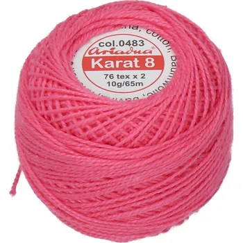Příze Ariadna Háčkovací příze Karat 8 10 g - 1562