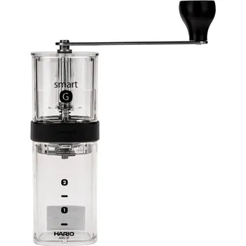 Mlýnek na kávu Hario Smart G MSG-2-T transparentní
