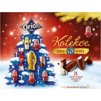 Čokoláda Orion Vánoční rodinná kolekce figurky 39 % hořká 352 g