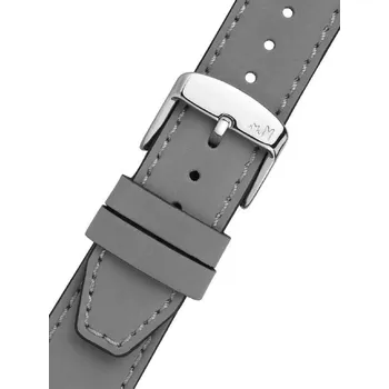 Řemínek na hodinky Kožený řemínek Morellato Square 5672D73.093 M, šedý