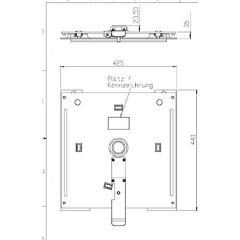 Příslušenství ke karavanu Otočná konzole pro VW T5/T6 od roku 2003, pro sedadlo řidiče nebo spolujezdce