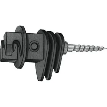 Chov hospodářského zvířete Euro izolátor pro ohradníková lana do 8 mm s vrutem 6 mm