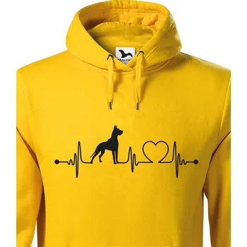 Pánská mikina Pánská mikina Dobrman tep, Barva Žlutá, Velikost L, Canvas Pánská mikina Bezvatriko.cz 1050