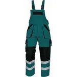 Cerva Kalhoty pracovní s laclem zimní MAX WINTER RFLX zelená/černá 46