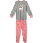 PYŽAMO DÍVČÍ S MOTÝLEM MP3788 Velikost: 116, Barva: Šedá