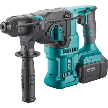 Pneumatické kladivo Kladivo vrtací aku SHARE20V, 2,6J, SDS plus, BRUSHLESS, 20V Li-ion, 4,0Ah, Extol 8791816