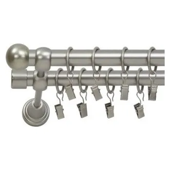 Garnýž Satin nickel Ø 19 mm - Gula Bologna