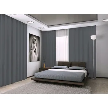 Dekorační látka Blackout grafitový - 280 cm bez obšití 280