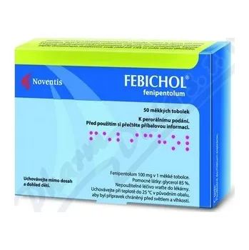 Lék Febichol—50 měkkých tobolek