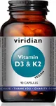 viridian Vitamin D3 & K2 90 cps.