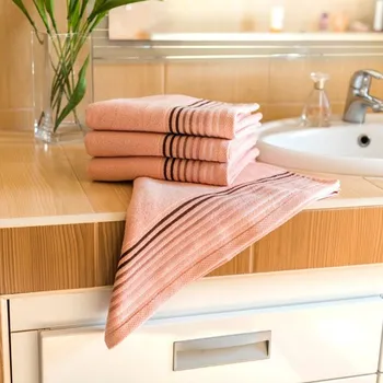 Ručník Ručník z egypské bavlny KATKA, růžový, 500g/m2, 50x100cm
