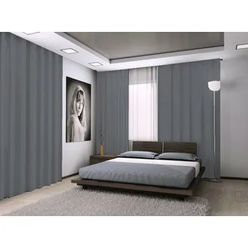 Dekorační látka Blackout tmavě šedý - 280 cm bez obšití 280