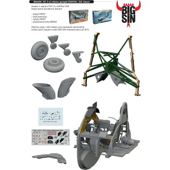 Plastikový model Eduard 1/48 F4F-3 w/ reflector gunsight ESSENTIAL (EDU)