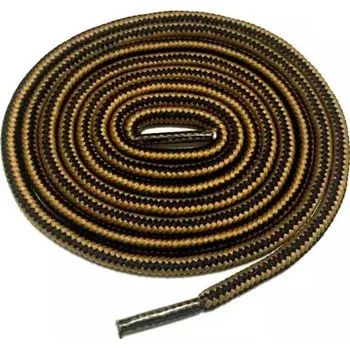 Tkaničky do bot Tkaničky do bot dvoubarevné, jeden pár - Hnědé a černé, 120 cm