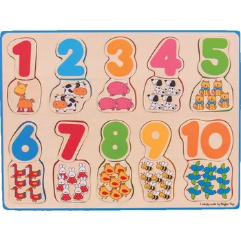 Puzzle Bigjigs Toys Počítací puzzle 2