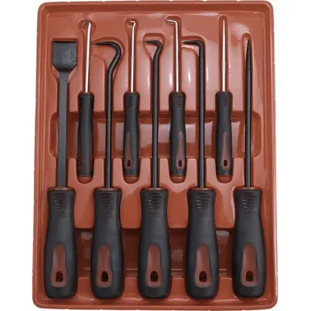 QUATROS Sada na odstranění gufer (simeringů), těsnění- 9ks háčků, hrotů, škrabek QS14122