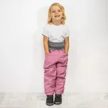 Dětské softshellové oteplovačky Esito Antique pink Velikost: 98
