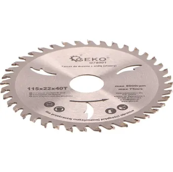 Pilový kotouč Geko G78001 115 x 22,23 mm 40 zubů