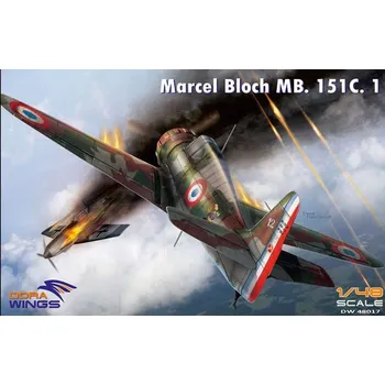 Plastikový model Dora Wings 1:48 Marcel-Bloch MB.151