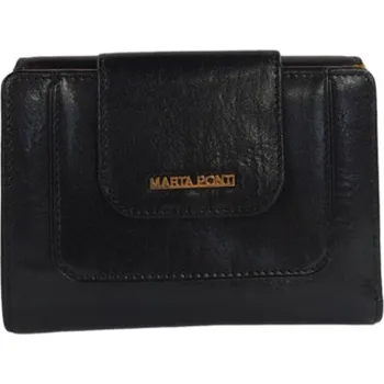 Peněženka Marta Ponti dámská kožená peněženka černá B120702
