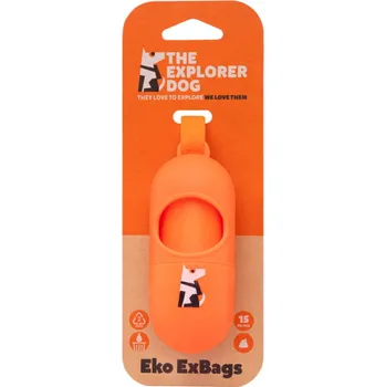 sáček na exkrement EXPLORER DOG Zásobník s 1 rolí 15&nbsp;ks pytlíků