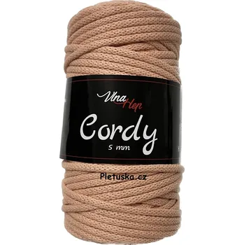 Příze Cordy 5 mm meruňková 8011