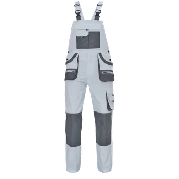 montérky Fridrich&Fridrich CERVA Kalhoty FF CARL BE-01-004 s laclem 0302016886056 56 Bílá/šedá