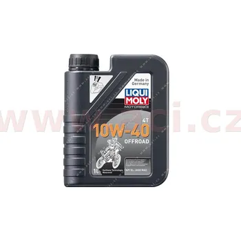 Motorový olej LIQUI MOLY Motorbike 4T 10W40 Offroad, syntetický motorový olej 1 l