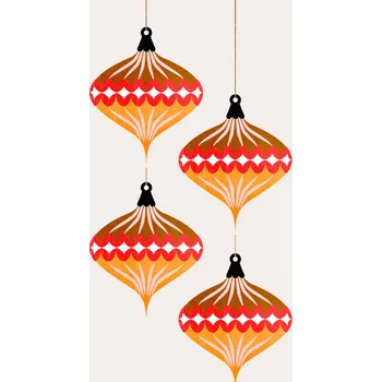 Plakát Plakát, Obraz - Christmas Balls (No. 2), Kubistika