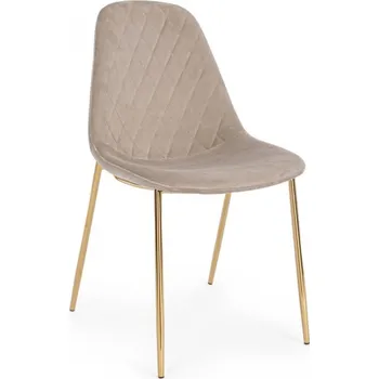 Jídelní židle BIZZOTTO Sametová jídelní židle TERRY béžová 0733309