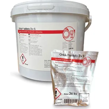 Přípravek do myčky Orkán tablety 3v1 do malých myček Balení: 36ks
