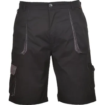 Pánské kraťasy Kraťasy Portwest Texo Contrast Velikost: L, Barva: černá