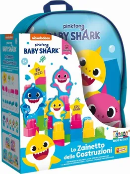 Dětský batoh Lisciani Batoh s kostkami a postavičkami 25 x 31 x 11 cm Baby Shark