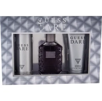 Pánský parfém Guess GUESS Dare, Toaletní voda 100 ml + Deodorant 226 ml + sprchovací gél 200 ml